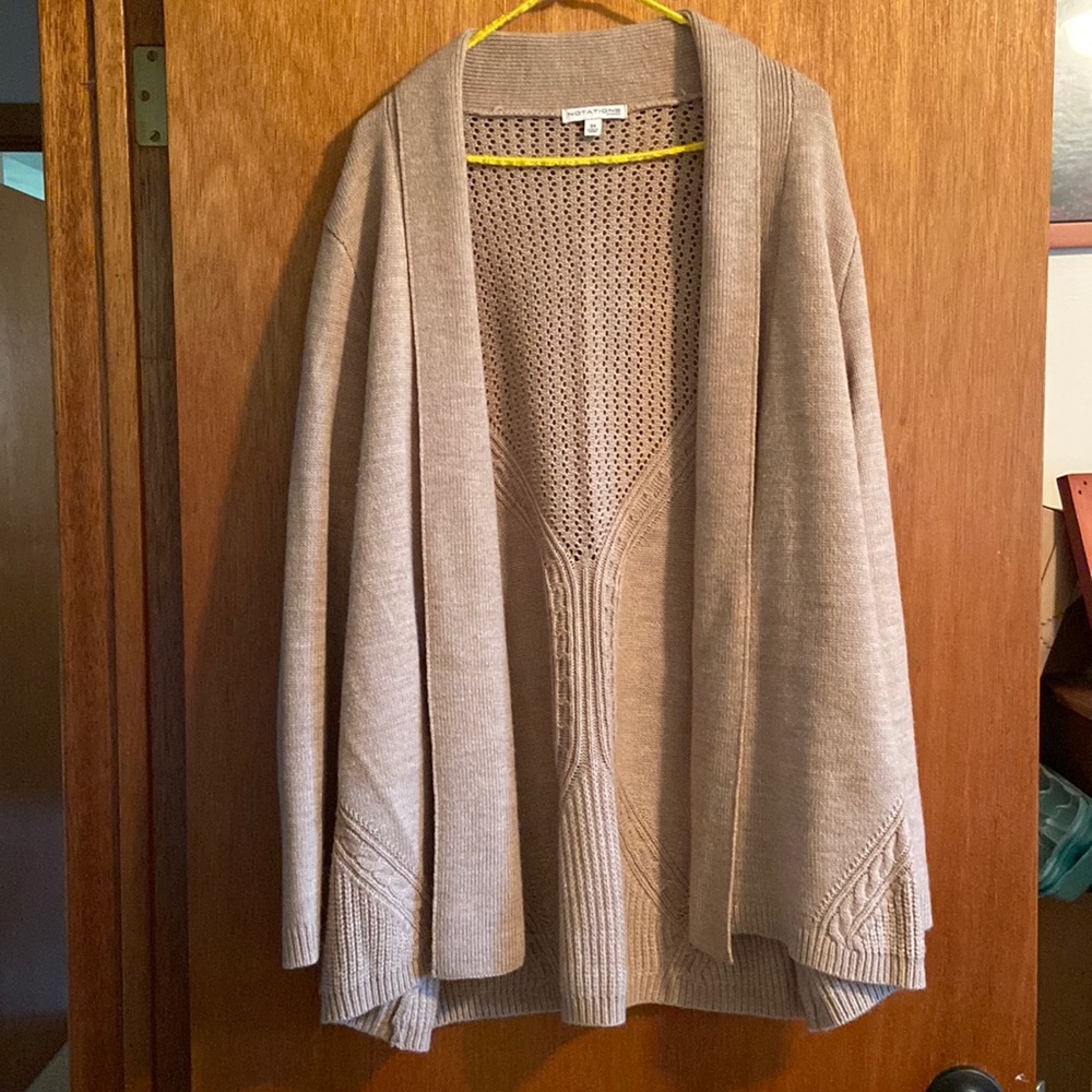 Shawl collar cardigan sweater